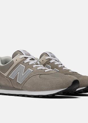 Оригинальные мужские кроссовки new balance 574 classic gl ml574evg в новом состоянии с сша