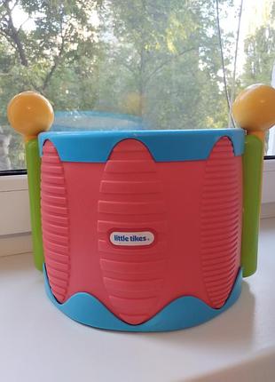 Барабан little tikes музична іграшка 1 - 5 дуже міцний пластик безпечні палички округлені краї бренд сша
