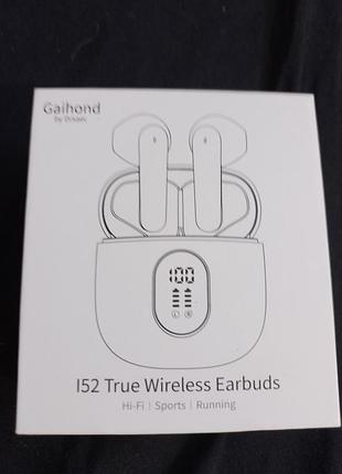 Бездротові навушники gaihond i52 true wireless earbuds, призначені для прослуховування музики у форматі hi-fi та занять спортом.
