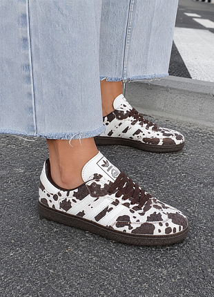 Кроссовки женские адидас adidas samba cow print