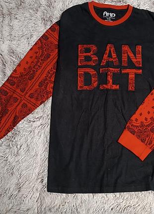Стритвир лонгслив bandit (y2k / grunge / opium) на высокого
