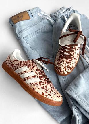 Кроссовки женские адидас adidas samba cow print