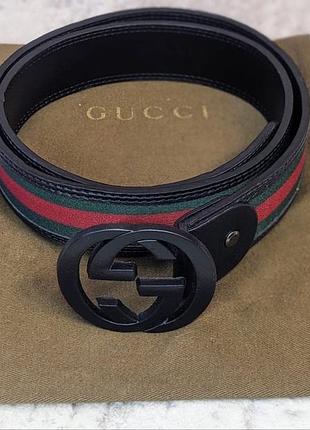 Оригінальний ремінь gucci з матовою пряжкою