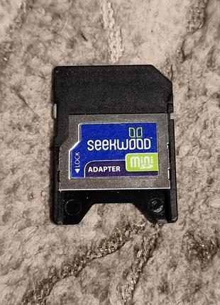 Адаптер minisd->sd seekwood переходник минисд сд