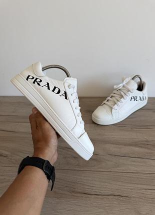 Мокасини кеди шкіряні prada оригінал