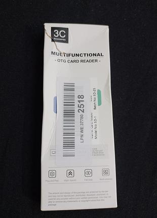 Многофункциональный кардридер 3c accessories multifunctional otg card reader.