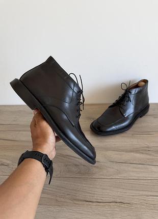 Черевики шкіряні salvatore ferragamo leather chukka boots оригінал