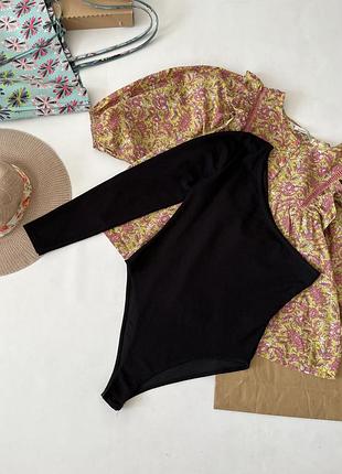 Боді в рубчик zara
