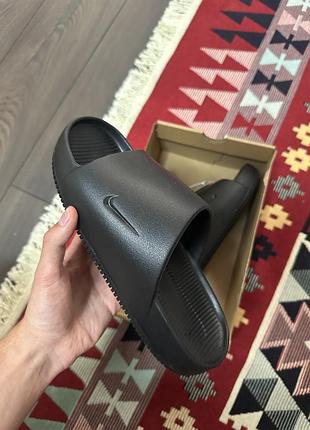 Тапочки nike calm slide (чорний)