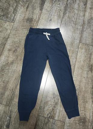 Штани, джогери бавовняні, h&m, р. 128, 7-8 років, довжина 71см