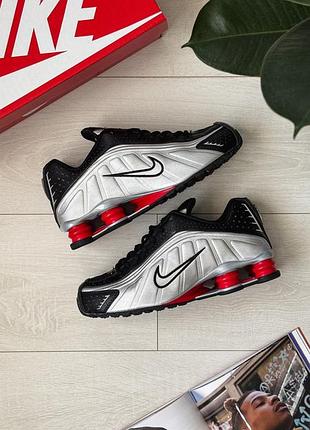 Nike shox r4 black/metallic silver 🇻🇳