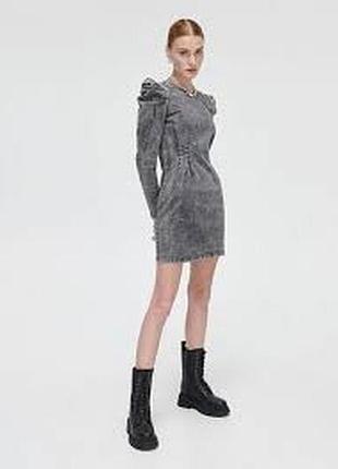 Стильна джинсова сукня cropp xs(eur34)