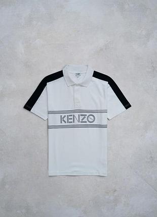 Футболка поло kenzo × maison kitsune × ami