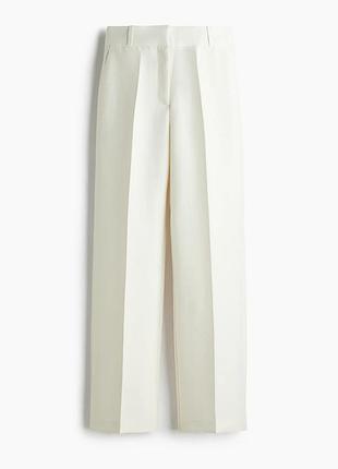 Брюки zara, молочного кольору