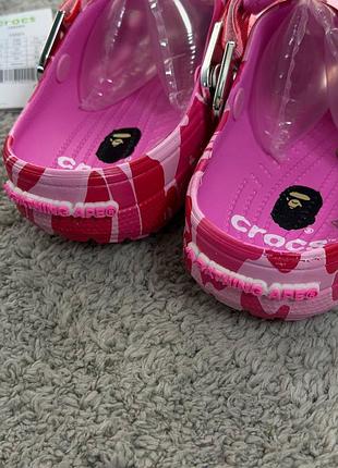 Крокси crocs x bape 3