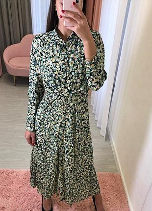 Квітчаста сукня zara