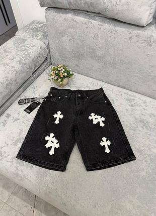 ⚡️шорты джинсовые chrome hearts⚡️