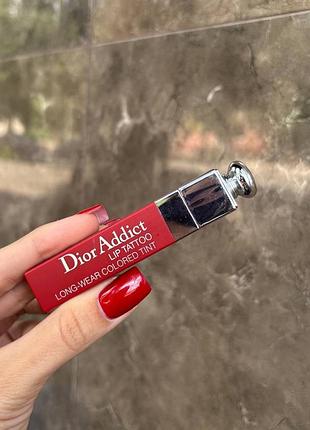 Стійкий тінт для губ dior addict 661❤️
