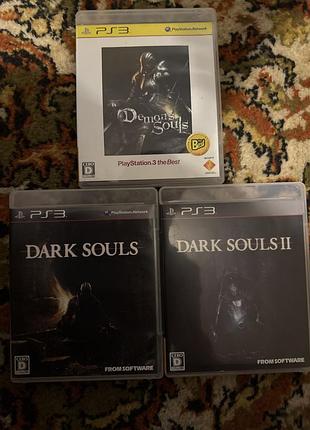Лот японських видань demons souls/darksouls для ps3