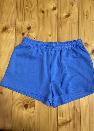 Шорти girls bright blue jogger shorts від бренду new look 14-15 р