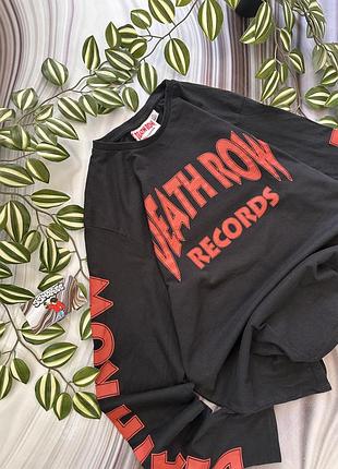 Мерч death row records лонгслів m deftones style