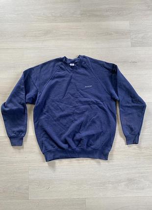 Бланковий базовий синій світшот fruit of the loom