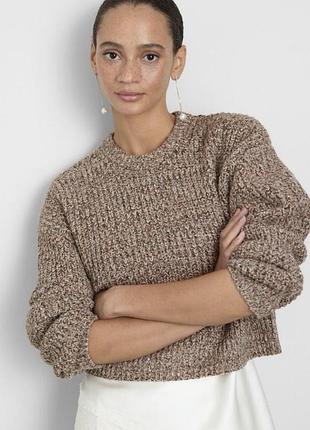 Вкорочений блискучий светр primark розмір 2хс