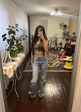 Джинси zara wide leg