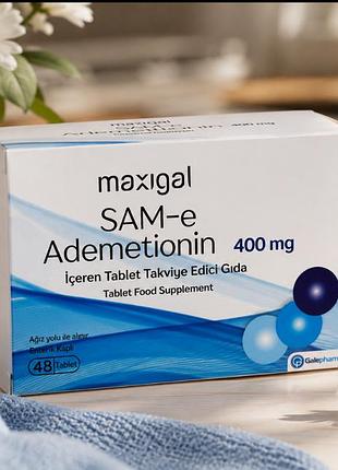M a x i g a l -  sam- e ( ademetionin 400 mg ).- 48 таб