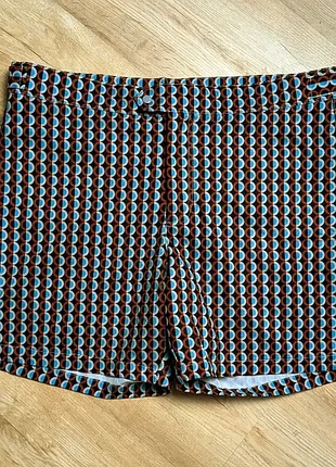 Плавающие шорты ornate swim m-l ретро принт 70-х отличное состояние