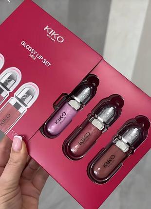 Набор блесков 3d мини kiko milano