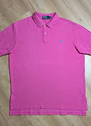Polo ralph lauren xl розовое оригинал 100% хлопок
