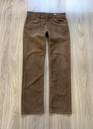 Мужские коричневые вельветы volcom solver