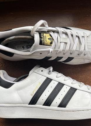Кросівки шкіряні adidas superstar оригінал