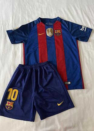 Футбольна форма мессі барселона 12-13 років 146-152-158 см nike оригінал messi barcelona
