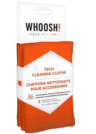 Комплект микрофибровых салфеток whoosh! 1fgcl3com 35,6×35,6 см, 3 шт