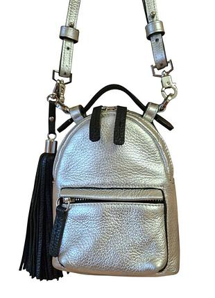 Дивовижна шкіряна італійська сумочка bagpack