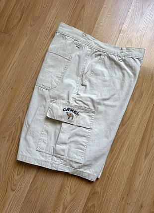Вінтажні шорти camel travel line карго шорти camel marlboro s/m