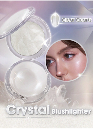 Румяна-хайлайтер sheglam crystal intentions high vibration blushlighter - clear quartz (6201)
