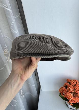 Вельветова кепка жиганка хулиганка кашкет картуз восьмиклинка peaky blinders harris tweed stetson 56