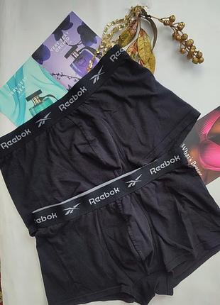 Reebok m мужские трусы боксерки коттоновые хлопковые