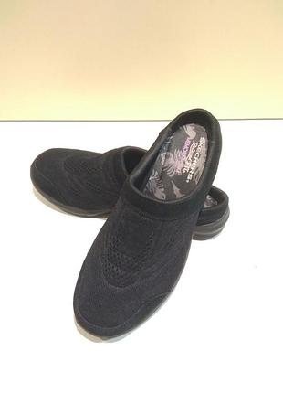 Сабо skechers relaxed living жіночі чорні шльопанці р.38.5