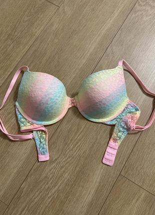 Яскравий та ніжний комплект білизни pink (victoria's secret)