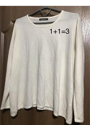 Bonmarche 💙жіночий одяг /біла  кофта 💛42/xl/50