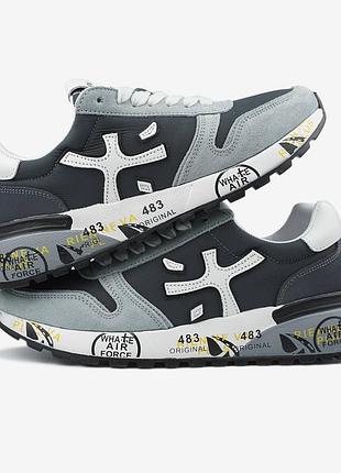 Premiata mick blue grey 3