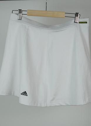 Винтажная белая юбка adidas размер m
