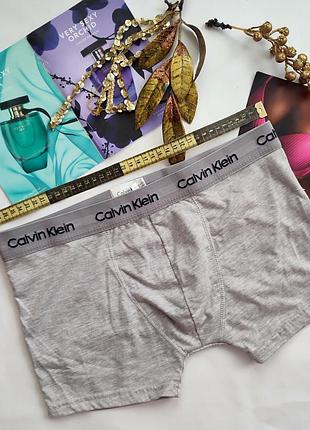 Чоловічі труси боксерки котонові бавовняні calvin klein m