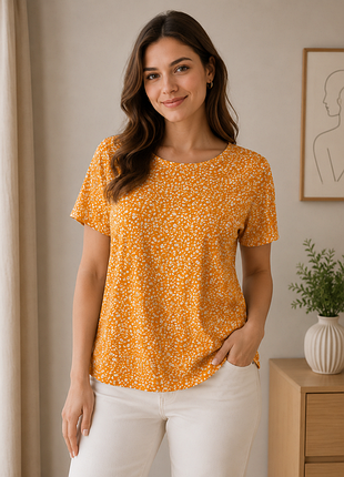 Акция 1+1 = 3 красивая футболка marks &amp;spencer 100% хлопок трикотаж