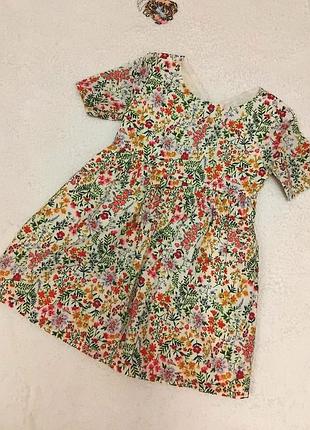 Платье на девочку old navy нежное летнее в цветы