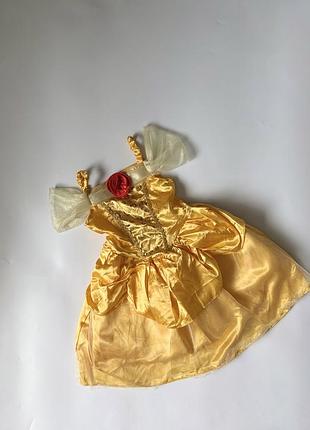 Карнавальна сукня белль («красуня і чудовисько») для дівчинки 🌹✨